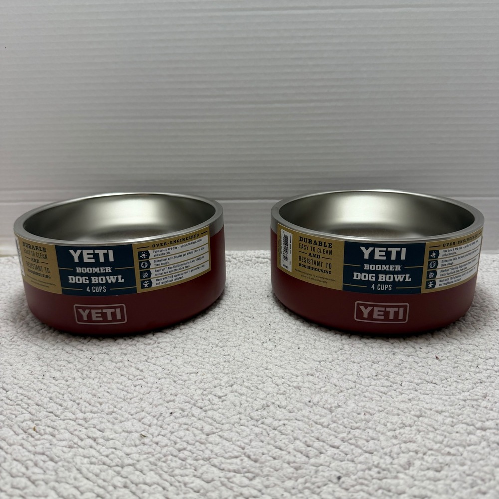 Pair of Brand New Yeti Boomer 8 Brick Red *Retired color. Rare